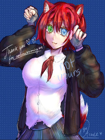 waist up commission